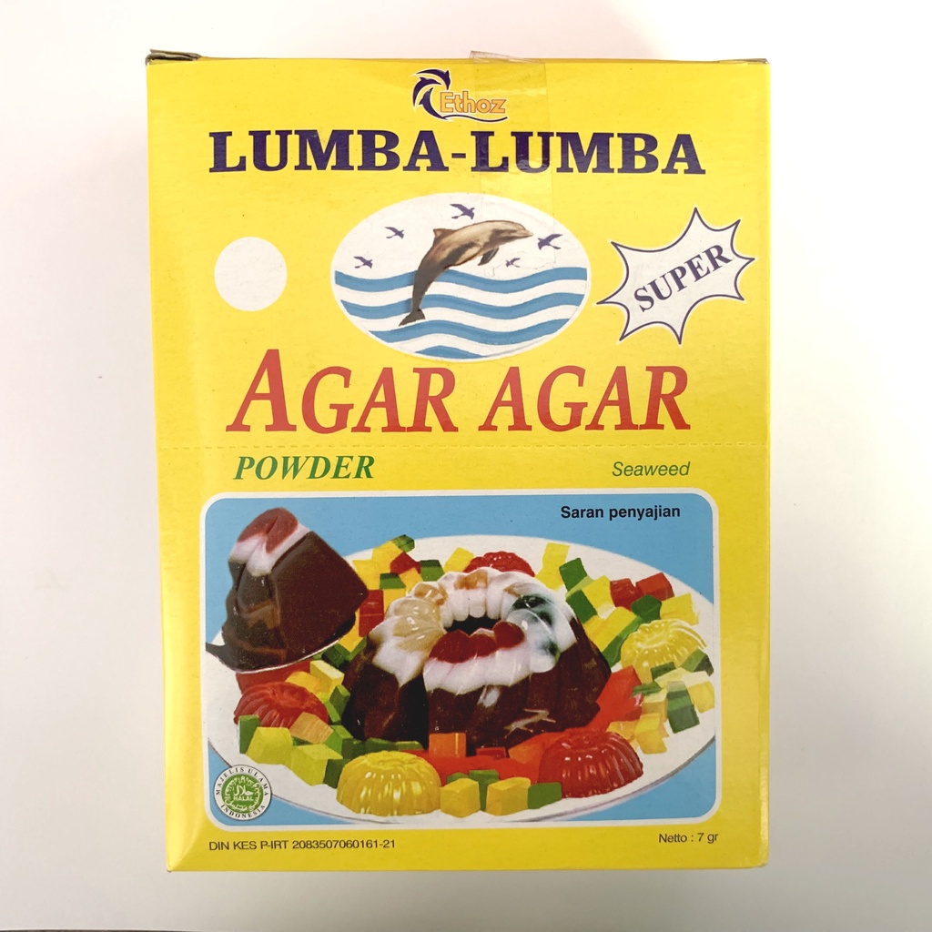 

Agar-agar Powder Bubuk Sachet LUMBA-LUMBA 7 g gram