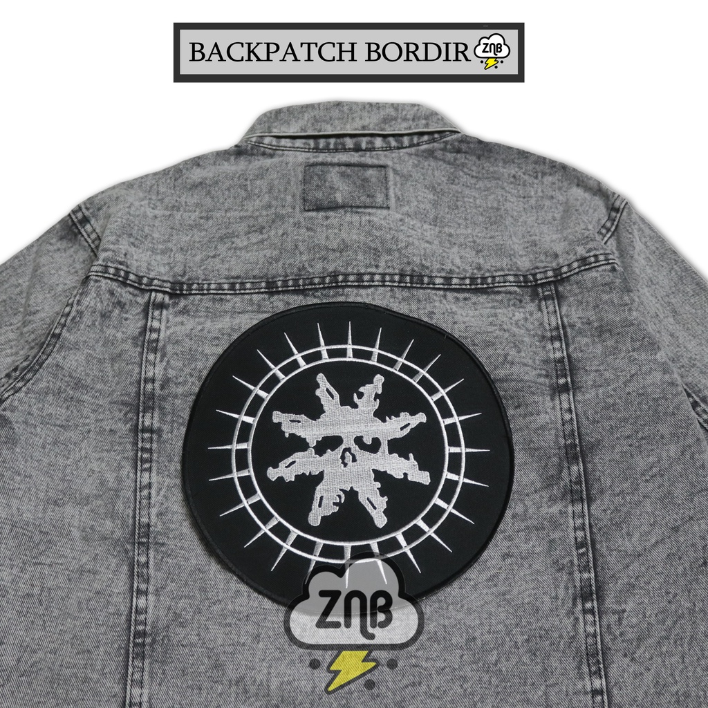 BACKPATCH BORDIR MUSIK TEMPELAN JAKET EMBLEM PATCH BESAR