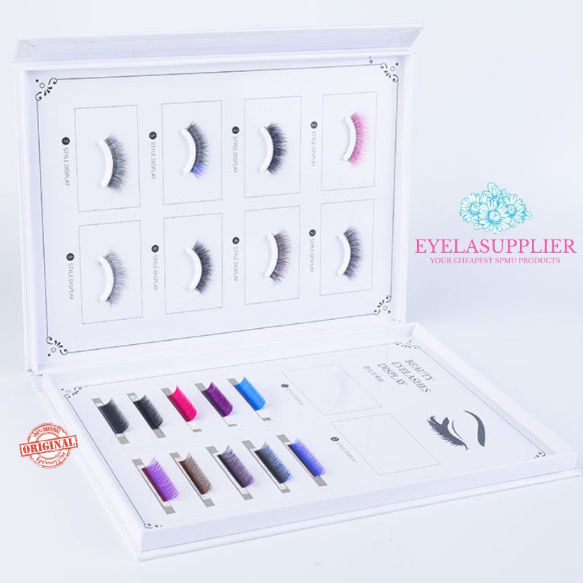 Album Catalog Katalog Display Eyelash Extension INCLUDE 5 pasang silicon Pajangan Bulumata Showcase