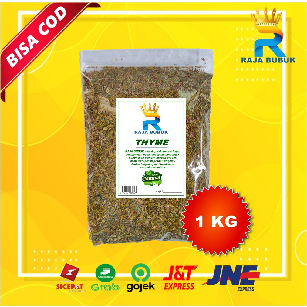 

THYME ASLI KUALITAS PREMIUM RAJA BUBUK ISI 1KG