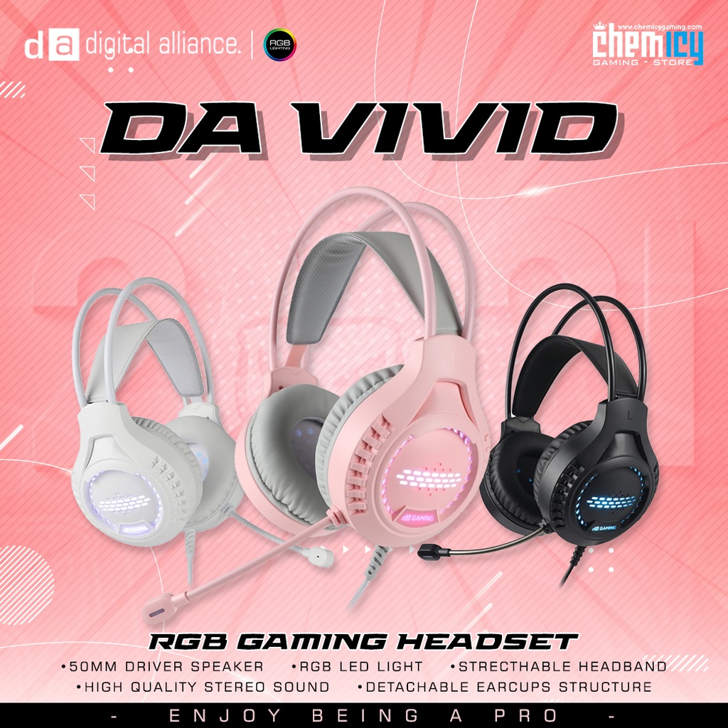 Digital Alliance DA Vivid RGB Gaming Headset