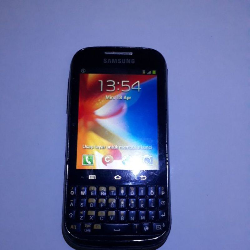 SAMSUNG CHAT B5330 second / android second / hp bekas / smartphone batangan