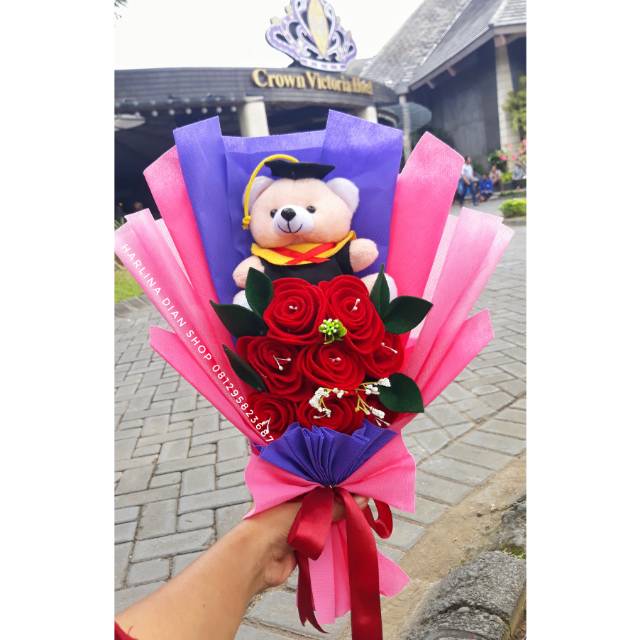 Buket boneka cantik