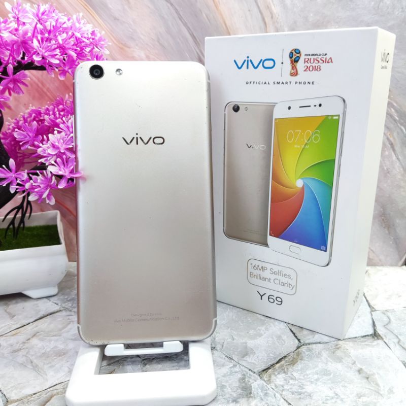 Vivo Y69 Ram 3GB Internal 32GB 3/32 Hp Second Seken Bekas Bergaransi Termurah