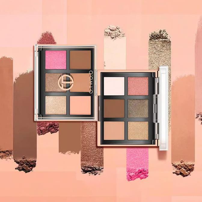 BEST SELLER- O.TWO.O / OTWOO TRAVELER'S 2 IN 1 GLITTER EYESHADOW & BLUSHER PALLETA - SATU