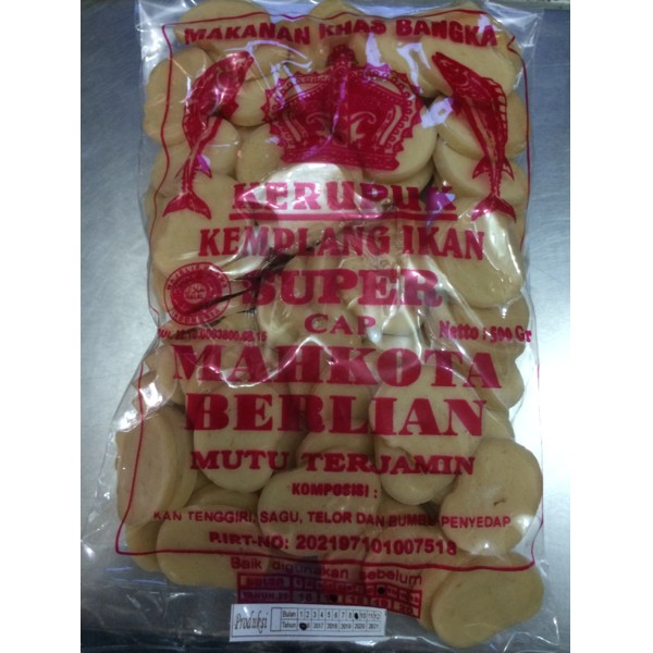 

kemplang mentah ikan tenggiri.