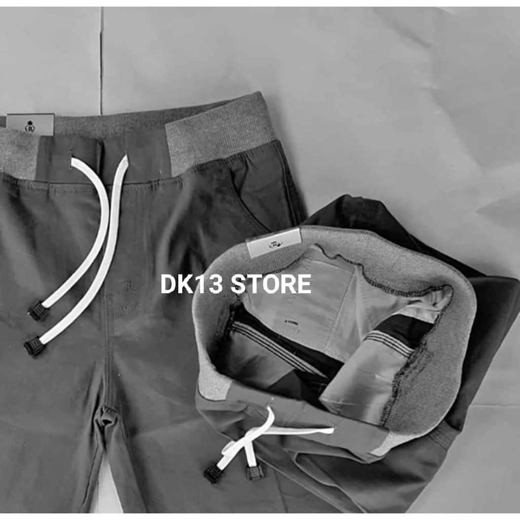 Celana Chino Panjang Kolor/Rip Pria Warna Cream Original Gefaliano Size 28-38