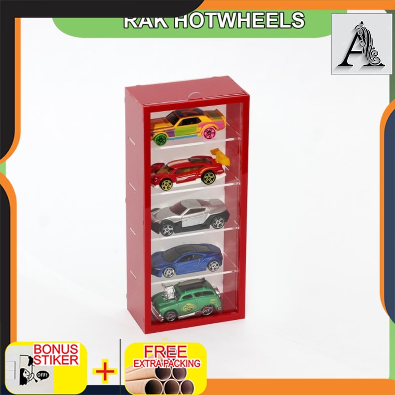 

Murah Rak Rack Hotwheels 1:64 Isi 5 Slim Fit Edition - Merah