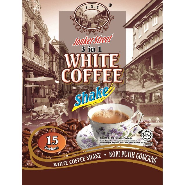 

Jonker Street White Coffee 3in1 600gram @ 40gr x 15 Sachet