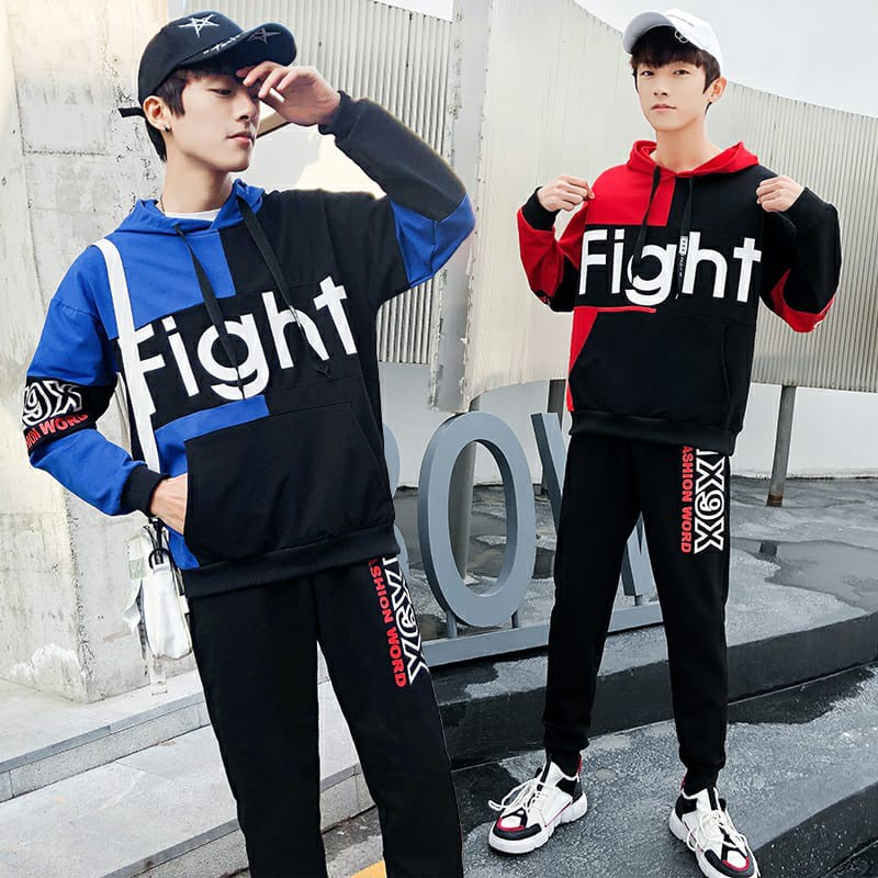 Asgard777 - STL.FIGHT / setelan keren / celana panjang pria / hoodie cowok