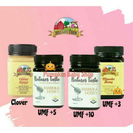 Manuka Honey Hillary Fram Umf +3 +5 &amp; +10