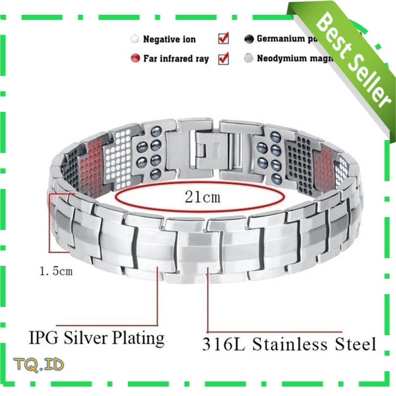 Gelang Pria Germanium Bio Magnetik
