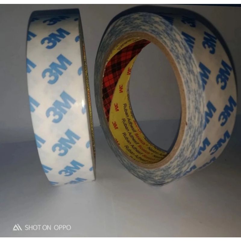 Double tape tipis 3M-dabel tip kertas Ukuran 24MM x 10MTR