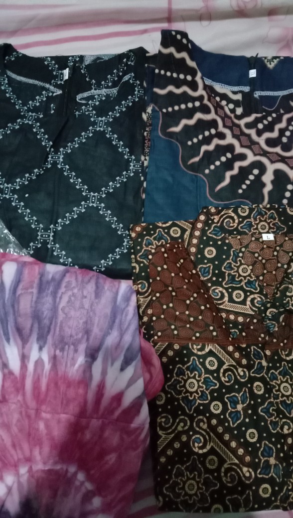 Terlaris Serut Genes Jelita Tunic Navbor Yelbor Whitbor Creambor Tunik Batik Modern Hrb030 Dolbi Dob