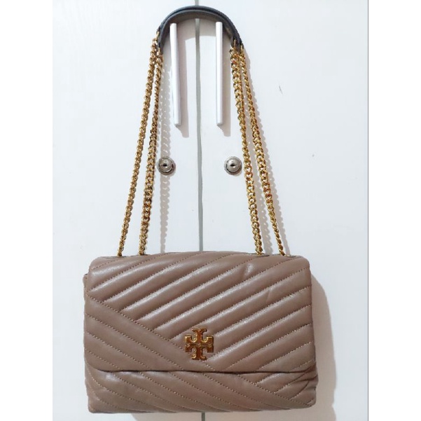 TB Kira Chevron Flap Shoulder Bag preloved