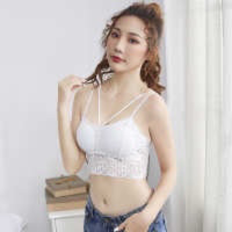 Pakaian Dalam Wanita Bra Bh Tanpa Kawat Bahan Lembut Renda Sexy Women Fashion Push Up Import (B-03)