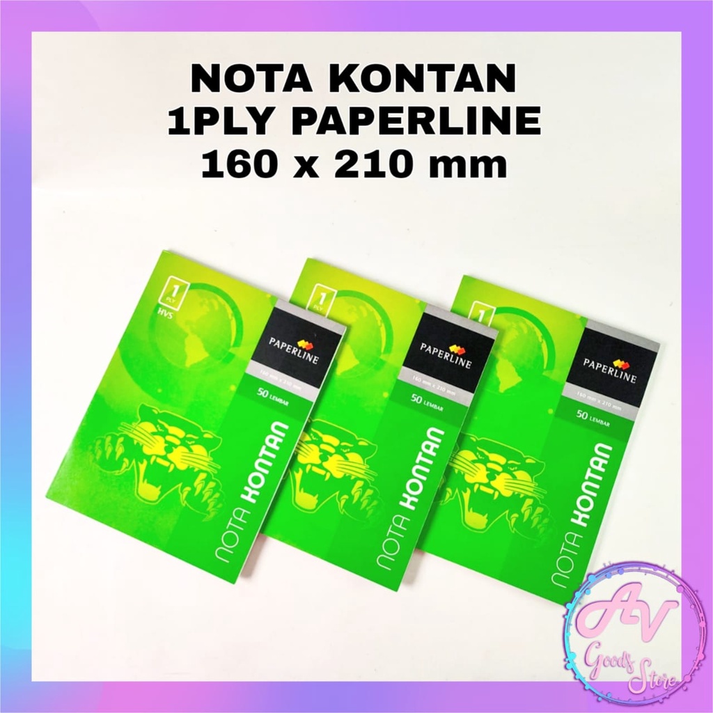 

Nota / Nota Kontan Paperline BESAR 1PLY (NK B1)