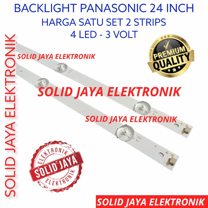 BACKLIGHT TV LED PANASONIC 24 INC TH 24F305 24G302 LAMPU BL 4K 3V INCH