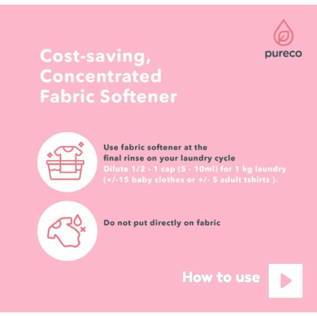 PURECO HOME LIQUID FABRIC SOFTENER / SOFTENER