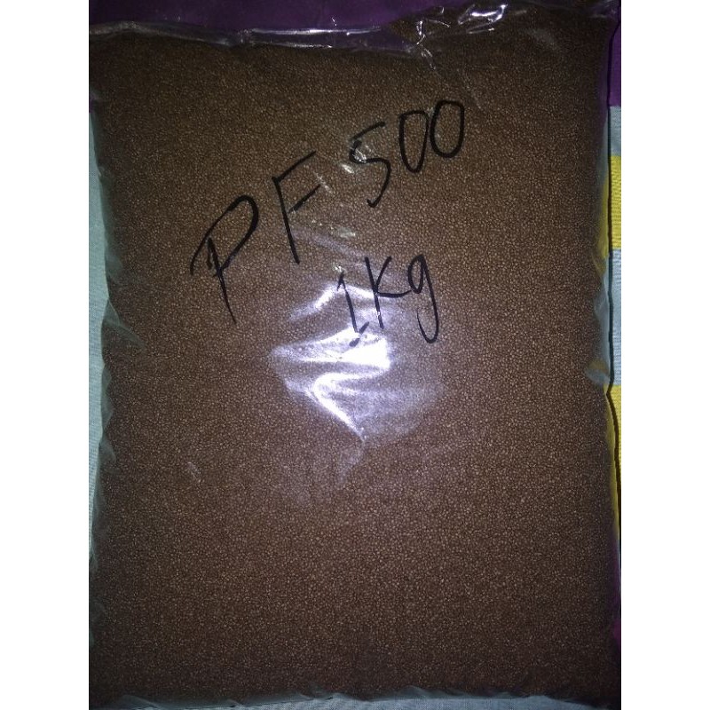 Pf 500 kemasan 1kg / pelet pf500 pakan ikan cupang guppy 1kg