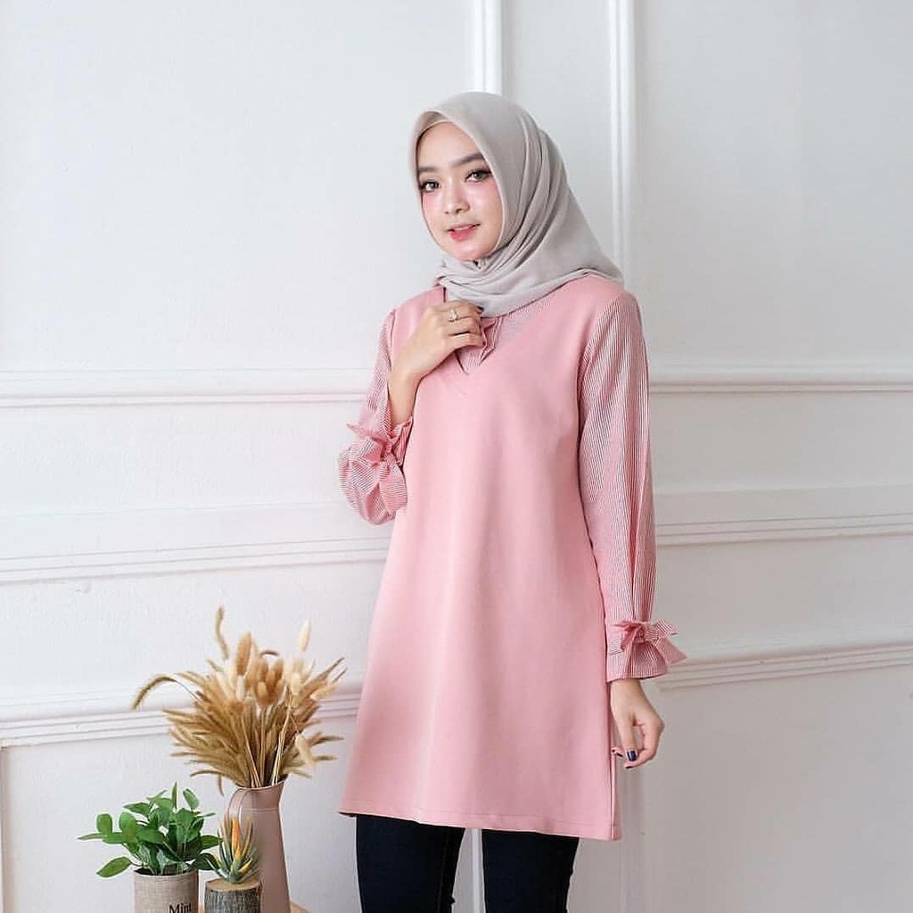 Celina Blouse Atasan Big Size Ukuran Size S M L XL 2XL 3XL 4XL XXL XXXL  XXXXL 2L 3L 4L 5L  Atasan Blouse Wanita Jumbo Atasan Big Size Kemeja Kerja Korea Over Size