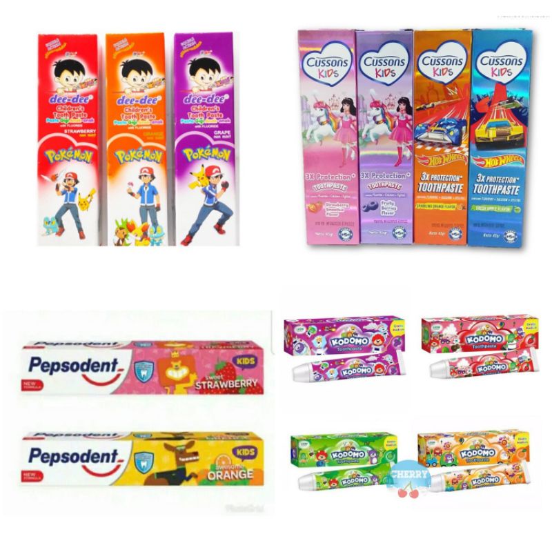 READY PASTA GIGI ANAK PEPSODENT/DEEDEE/KODOMO/CUSSONS