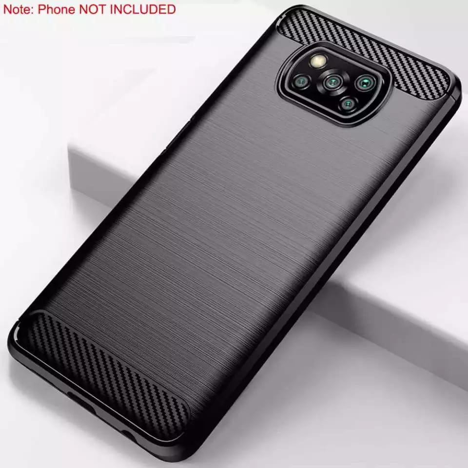 Case Ipaky Carbon Fiber Xiaomi POCO X3 Pro | POCO X3 NFC  Ultra Slim Ipaky Carbon Premium Softcase