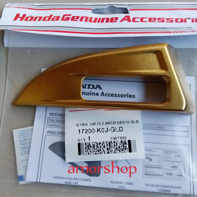 Garnish Air Cleaner Gold Honda Genio