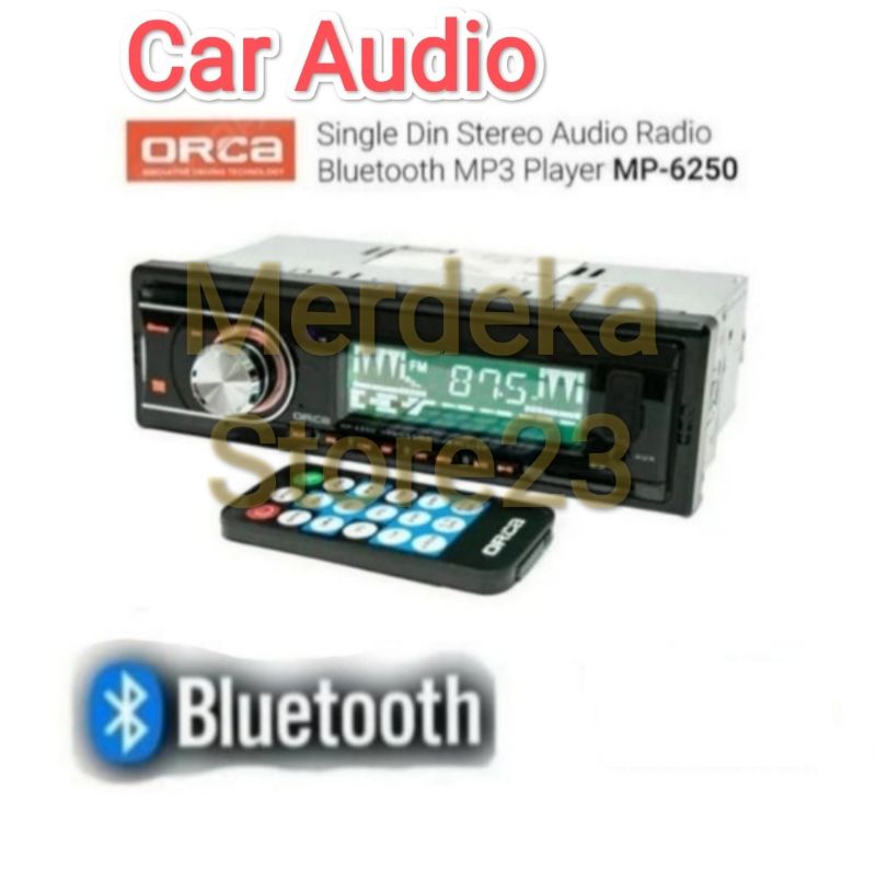 Baru Singledin Orca MP6250 Unit Orca Tape Mobil MP 6250 Single din MP3
