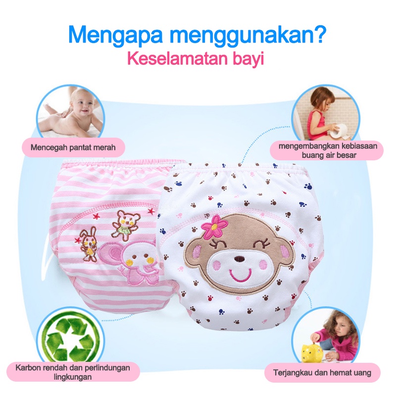POPOK Bayi Kain Cloth Diaper Clodi Bayi Dapat Dicuci (B161-198)