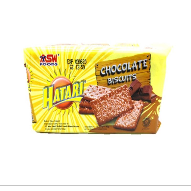 

hatari malkist crackers coklat 90 gr