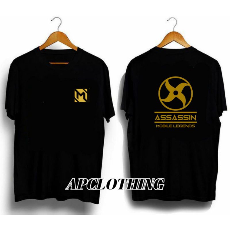 KOAS T-SHIRT DEWASA MOBILE LAGENDS ASASSIN KARAKTER GEMING