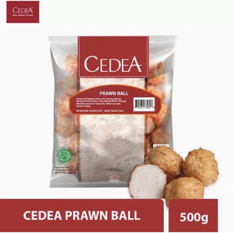 

CEDEA PRAWN BALL 500GR / BAKSO UDANG CEDEA