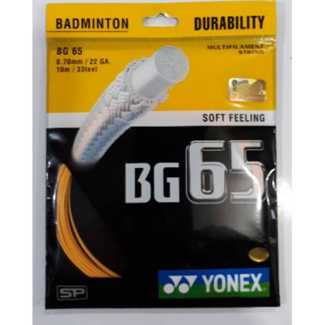 Senar Yonex BG 65 Senar Raket Badminton Senar Raket Bulutangkis