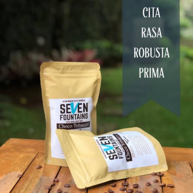

SEVEN FOUNTAINS, INDONESIA MIX BLEND COFFEE dengan NUTTY CHOCO TASTE