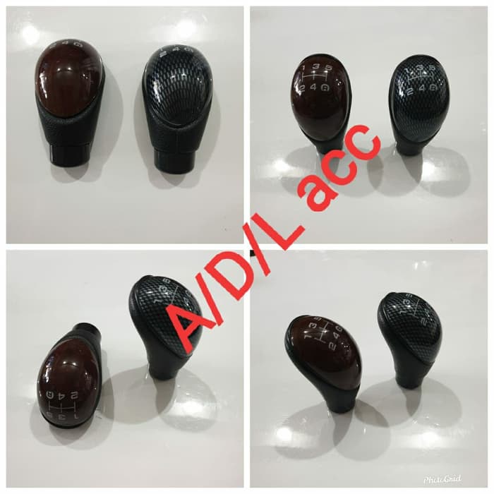 knop KNOB GEAR TUAS persneling mobil motif carbon.kayu combinasi kulit import UNIVERSAL