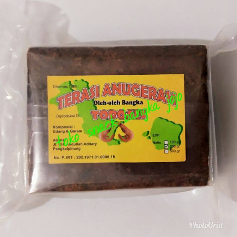 

Terasi Anugerah Toboali Bangka 500gram