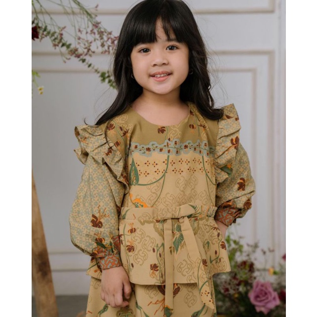 [SIAP KIRIM] NAYLA KIDS DRESS BROWN SIZE 9 GEULIS by GEULIS.ID