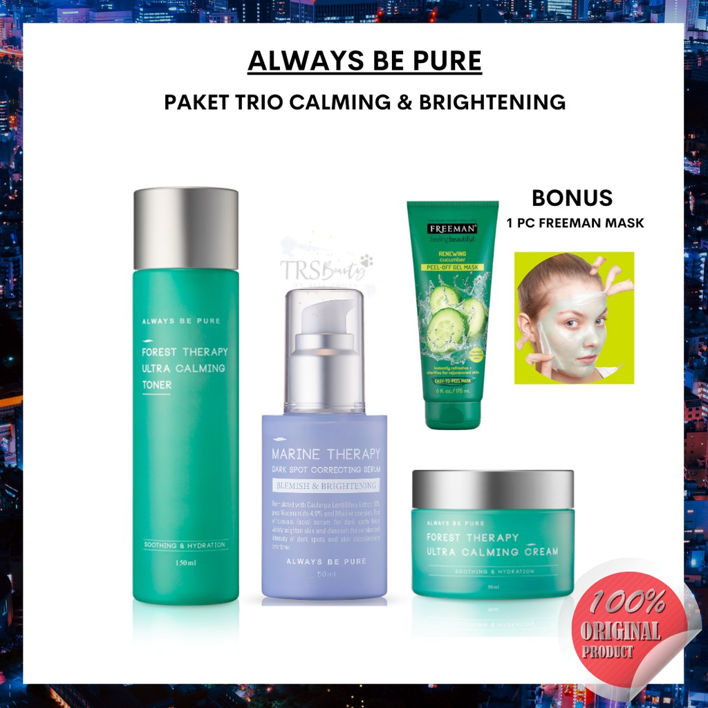 ALWAYS BE PURE - Paket Trio Forest Calming &amp; Marine Brightening