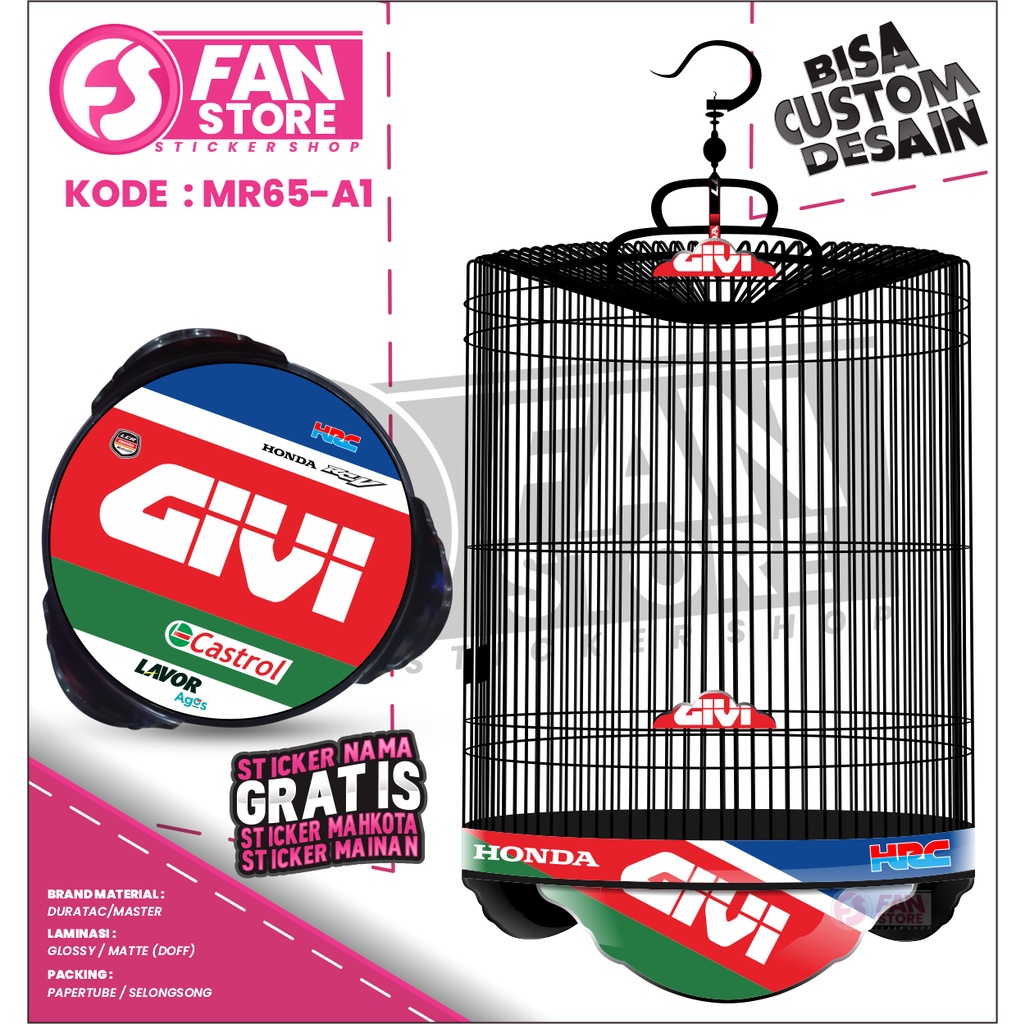 Sticker Tebok Murai - Stiker Decal Kandang Murai Batu - Decal Murai Custom