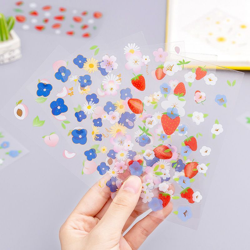 

[1 LEMBAR] STICKER DECORATIVE JURNAL SCRAPBOOK STIKER DECO PET STICKER PVC STIKER HIAS PHOTOCARD
