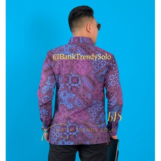 Hem  Kemeja Baju Batik Pria Cowok Laki Laki Slimfit Full Lapis Furing Lengan Panjang Lengan Pendek Original Asli Batik Jumanta Solo Laweyan Size S M L Xl XXL 29