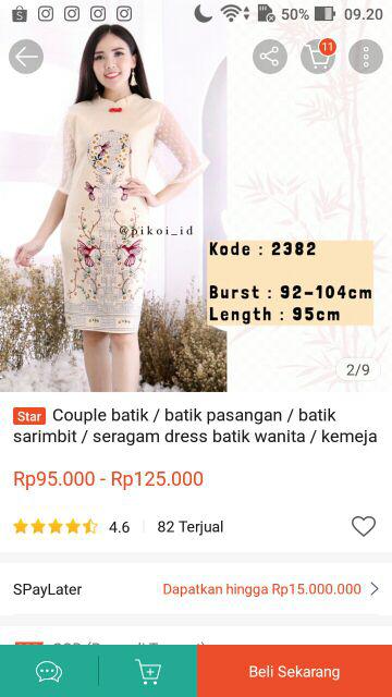 Couple Batik / Batik Pasangan / Batik Sarimbit / Seragam Dress Batik Wanita / Kemeja Batik Pria Mura