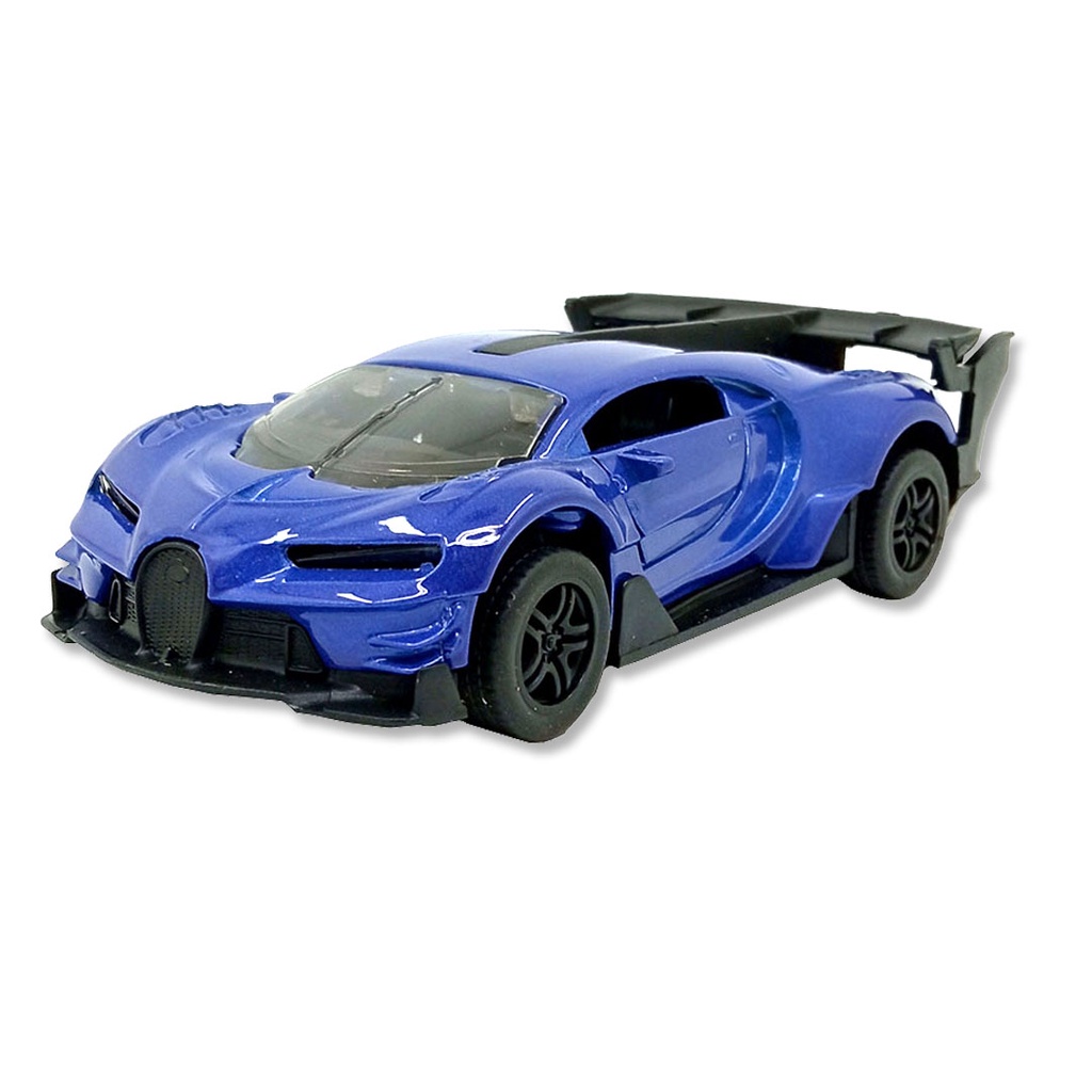 Toy Addict Bugatt1 Chiron Sport Car Biru Diecast Mainan Mobil Balap