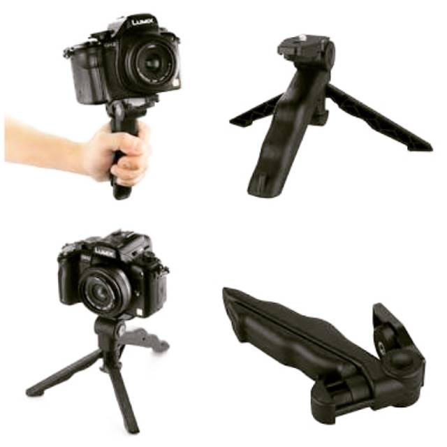 HANAISO 2 way Mini Tripod For DSLR , Camera, HP, Gopro | 2 in 1 Foldable tripod