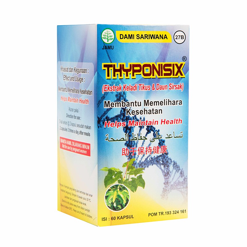 Thyponisix 60 Kapsul - Dami Sariwana - Menjaga daya tahan tubuh
