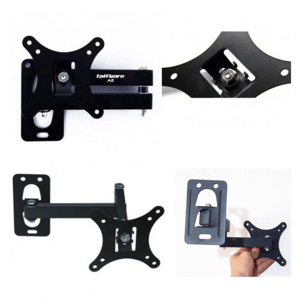 Braket Stand Holder Mount TV Monitor Dinding Adjustable Telescopic 111108