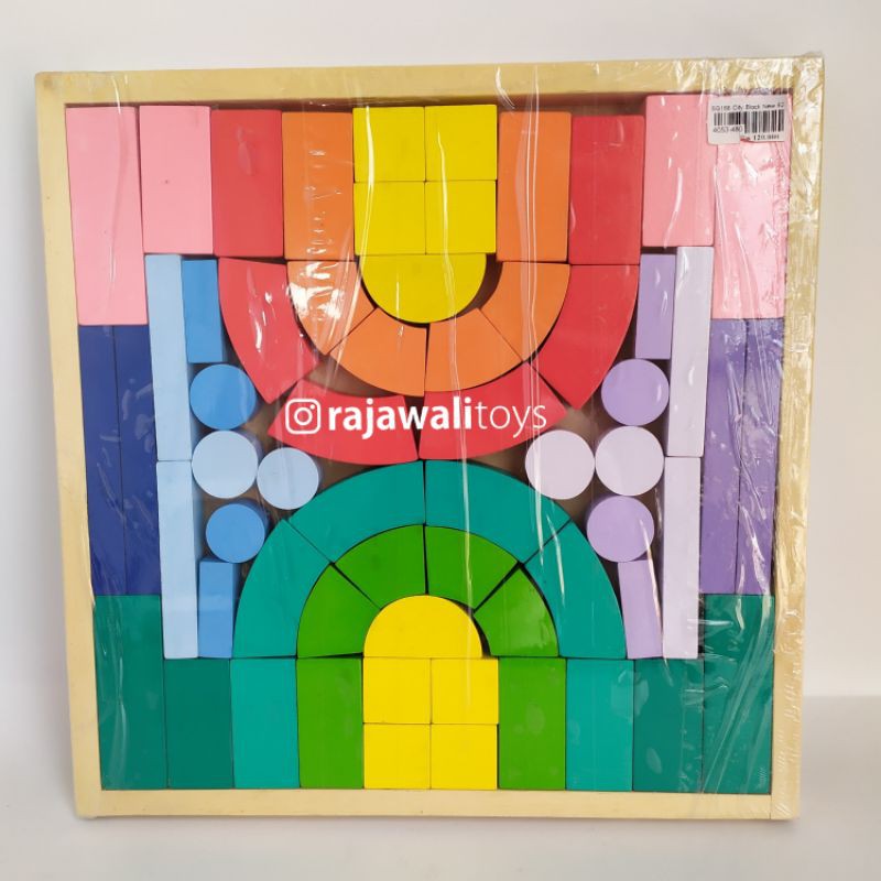PUZZLE KAYU CITY BLOCK AGDIA TOYS