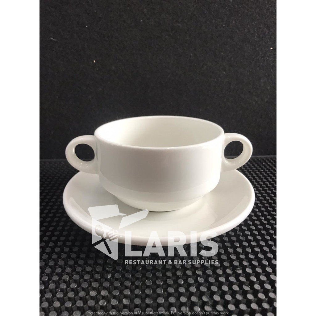 Legacy Mangkok Sup Kuping Merk 250ml E701 / Soup Cup Keramik