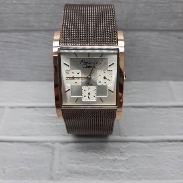 JAM TANGAN WANITA ALEXANDRE CHRISTIE AC 2814 BF ORIGINAL. BROWN